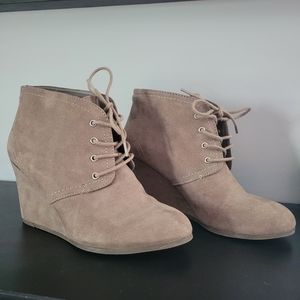 AZ Lexie Tan Lace Up Booties